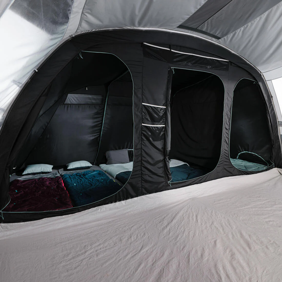 Tente de camping 6 places 3 chambres, Fresh & Black, Arpenaz 6.3 - Image 21