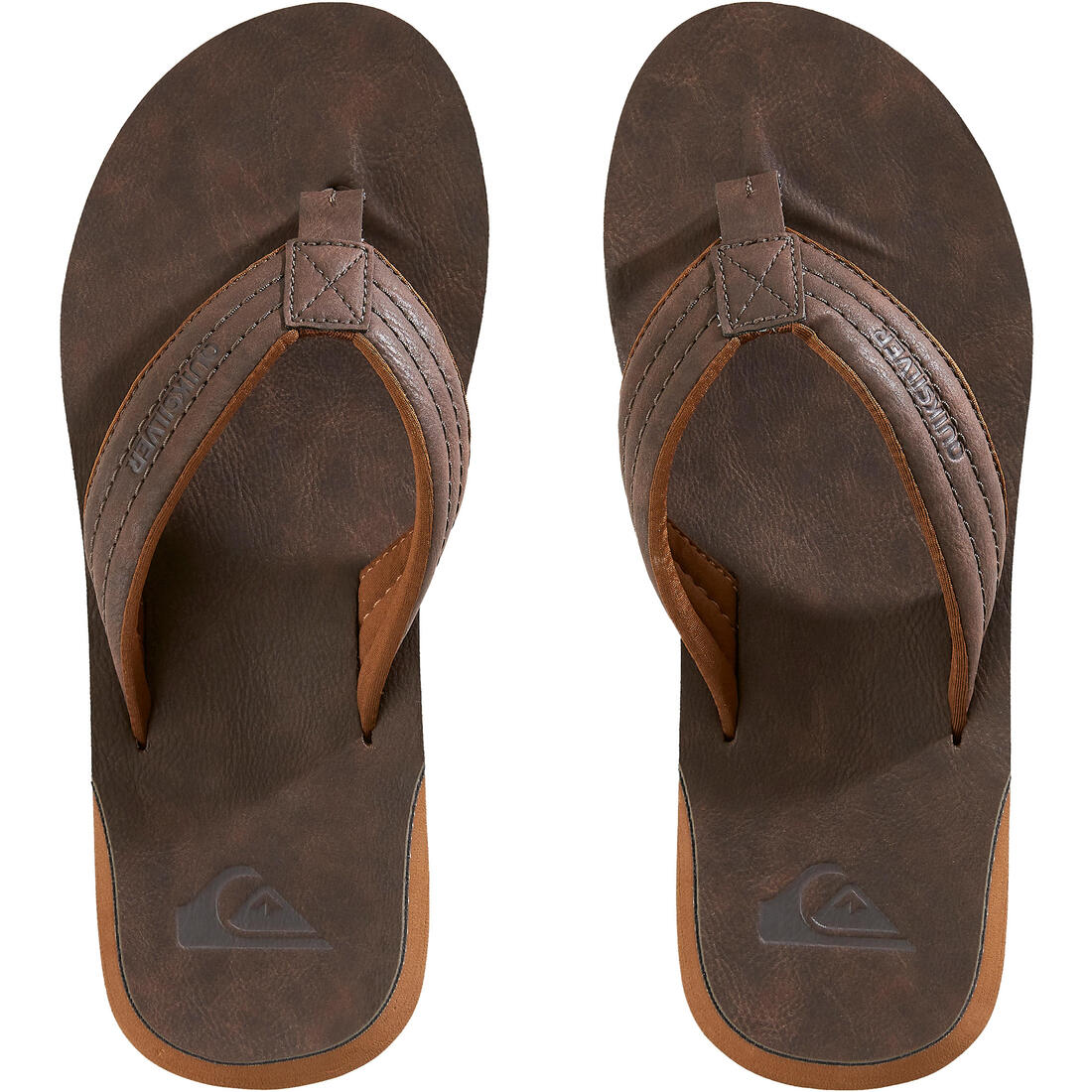 Tongs Homme Quiksilver Carver marron - Image 2