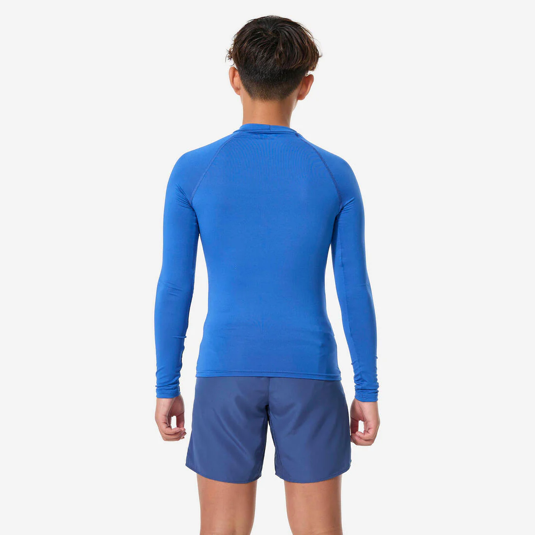Top anti-uv surf manches longues enfant, 100 bleu - Image 3