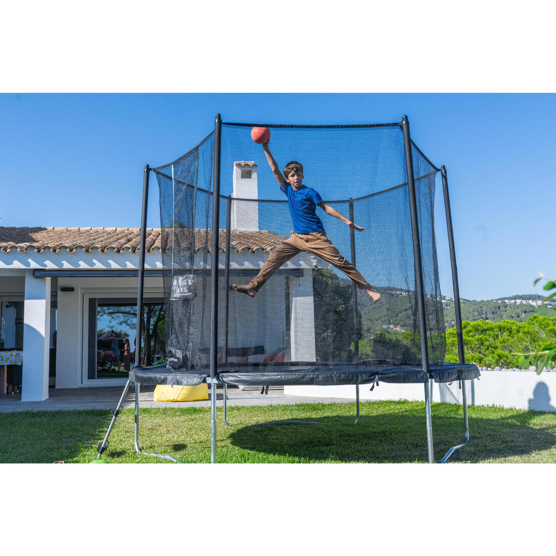 Trampoline rond avec filet de protection, Trampoline 300 - Image 11