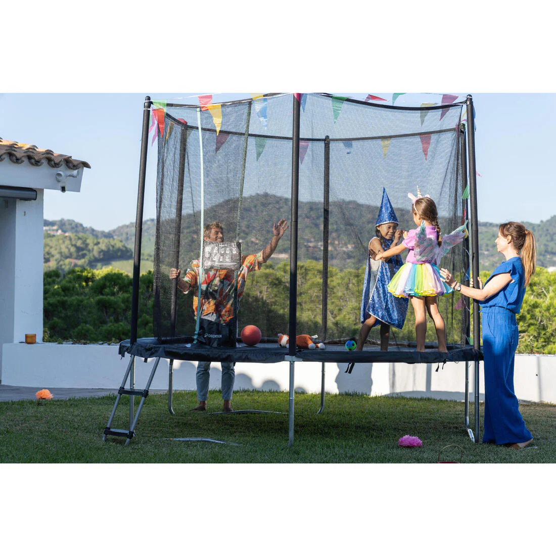 Trampoline rond avec filet de protection, Trampoline 300 - Image 6