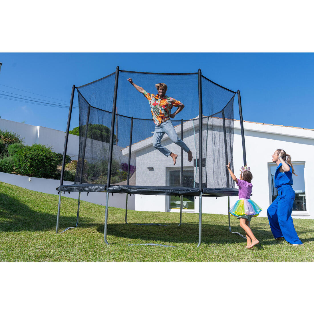 Trampoline 360 avec filet de protection - montage sans outil - Image 15