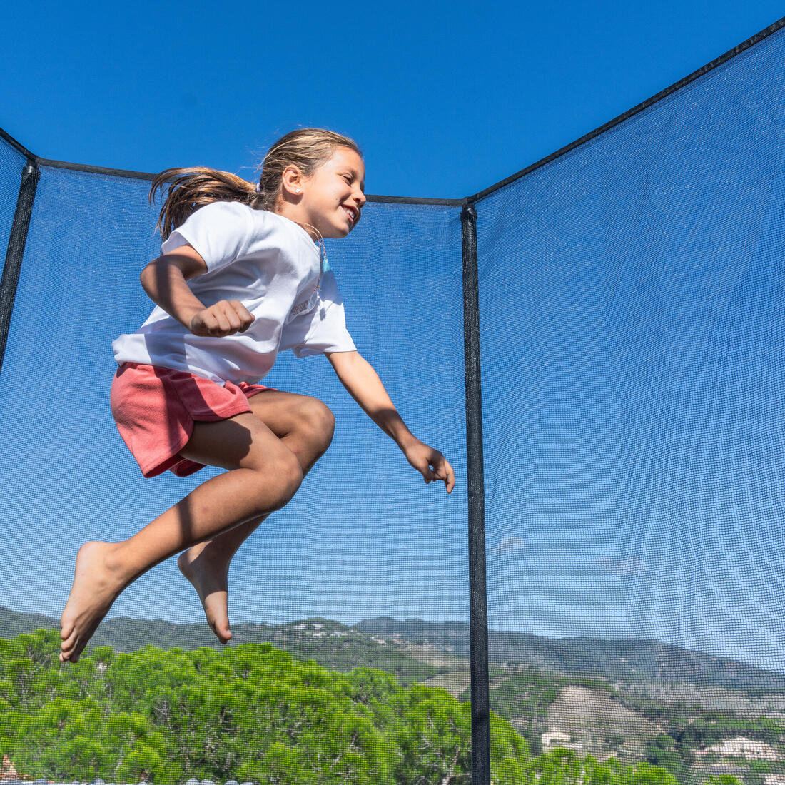 Trampoline 360 avec filet de protection - montage sans outil - Image 6