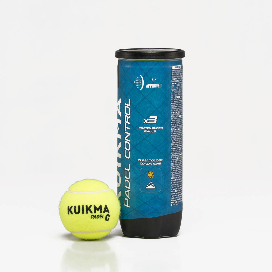 Tripack balles de padel pressurisées - Kuikma Control - Image 4