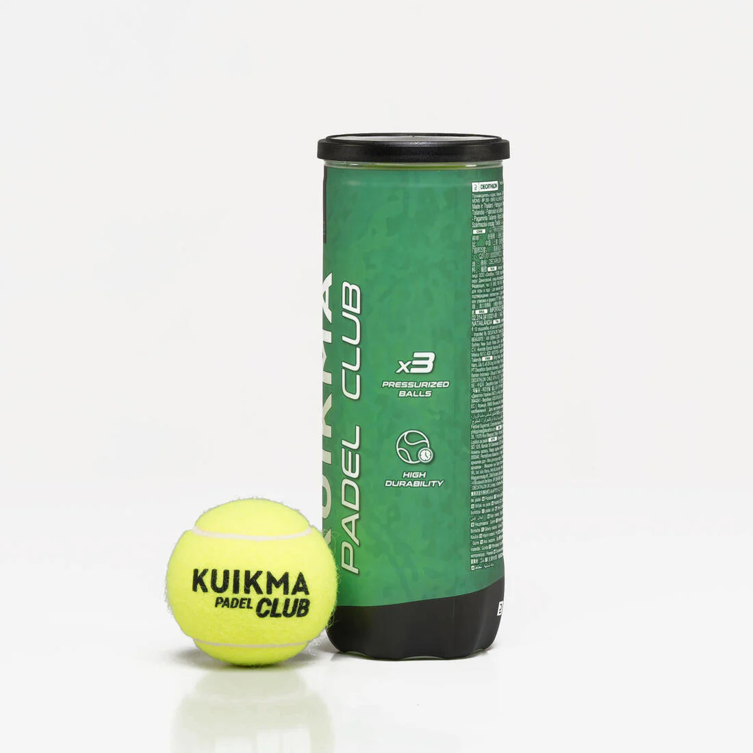 Tripack balles de padel pressurisées - Kuikma PB Club - Image 4