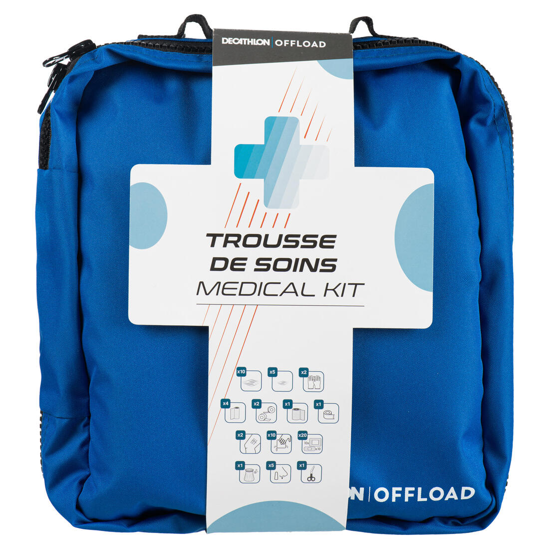 Trousse Pharmacie de soins, de 1ers secours - Trousse soin froid 64 pièces - Image 5