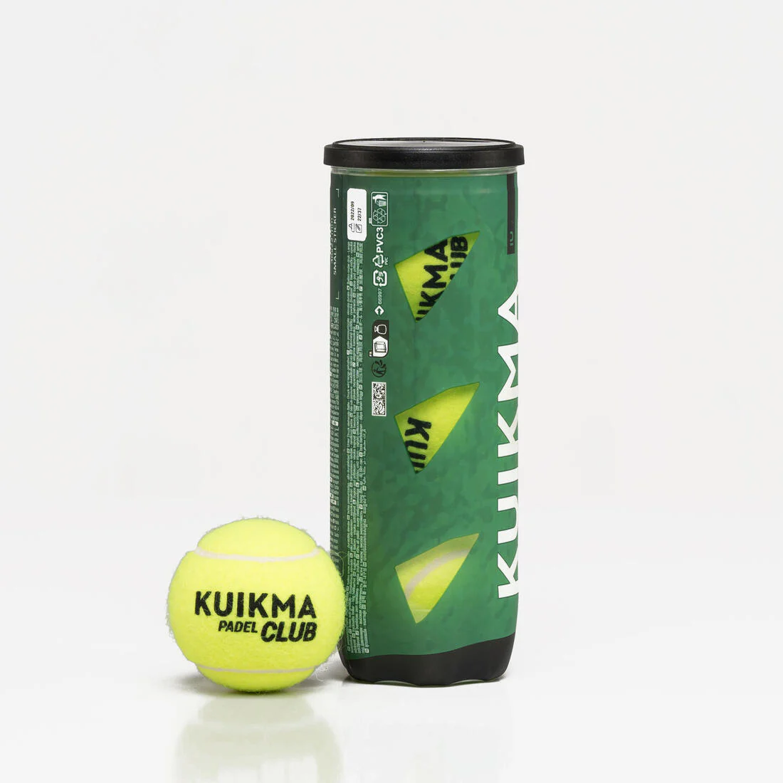 Tube de 3 balles de padel pressurisées - Kuikma PB Club - Image 3