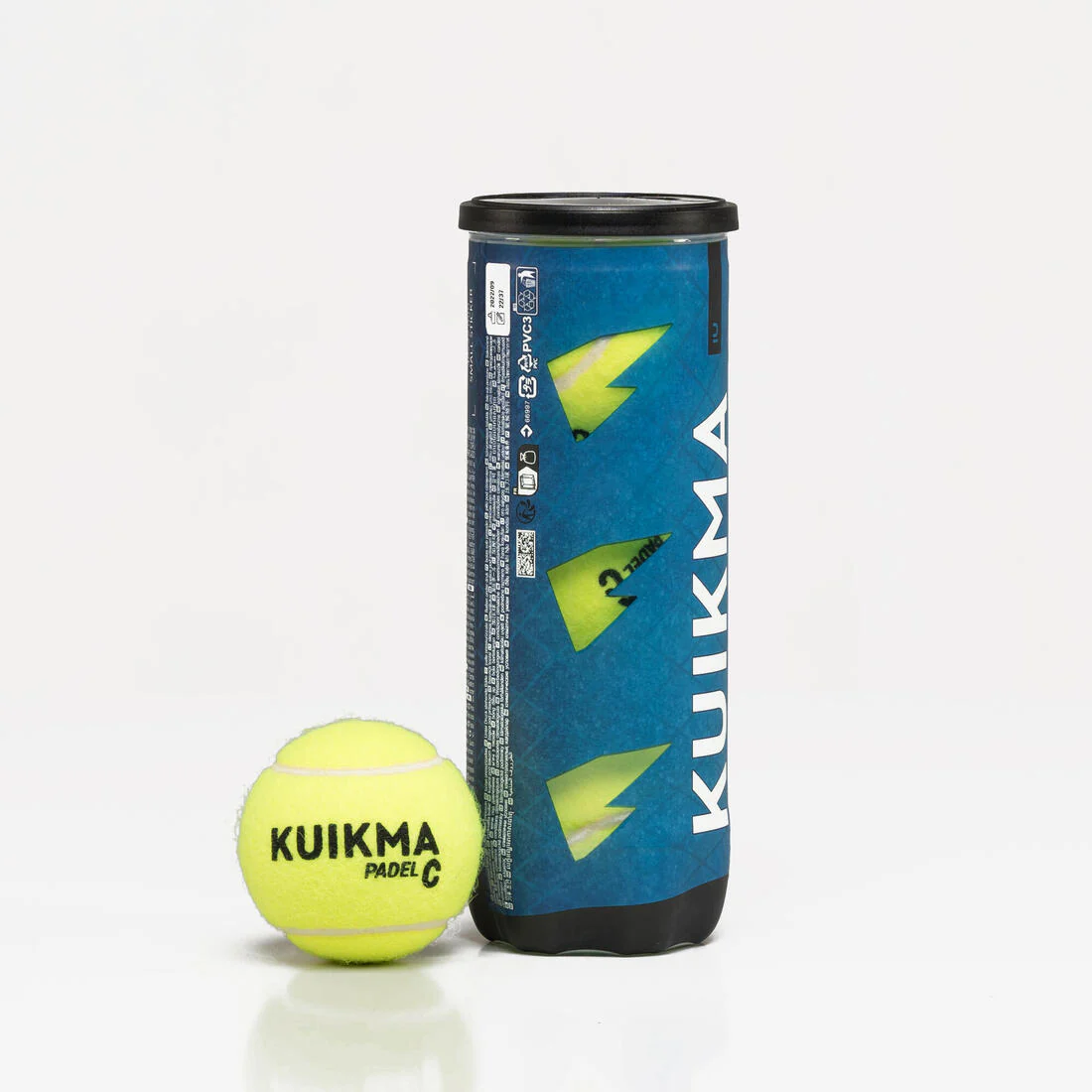 Tube de 3 balles de padel pressurisées - Kuikma PB Control - Image 3