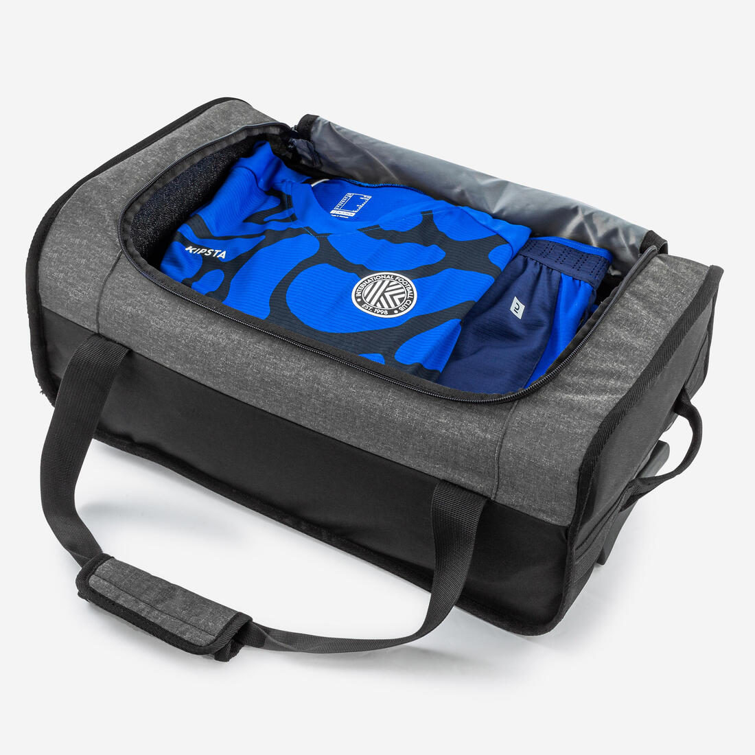 Valise 30L - ESSENTIAL noire grise - Image 13