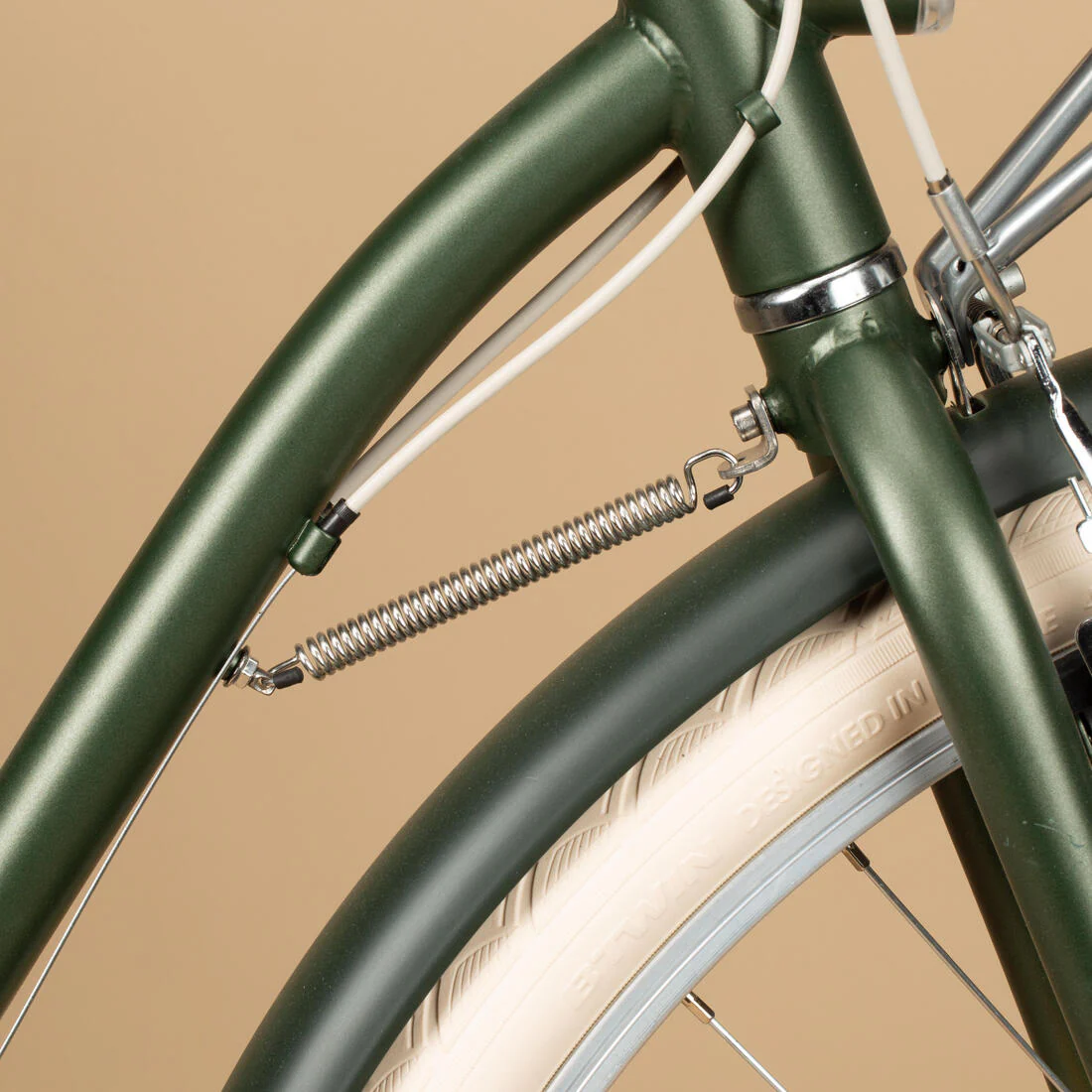 VELO DE VILLE ELOPS 520 CADRE HAUT KAKI - Image 11