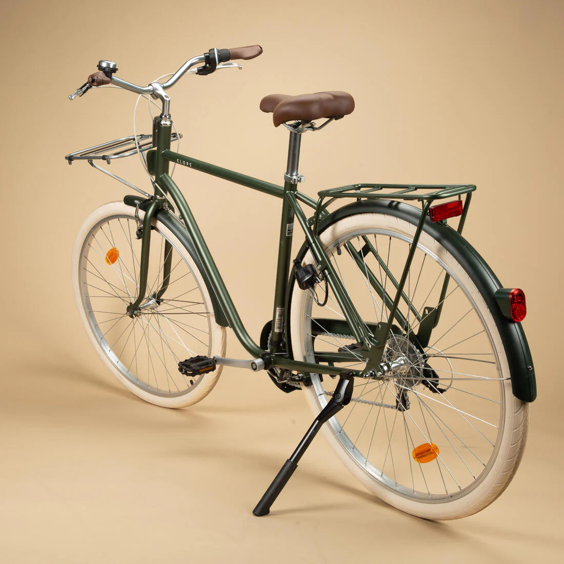 VELO DE VILLE ELOPS 520 CADRE HAUT KAKI - Image 14