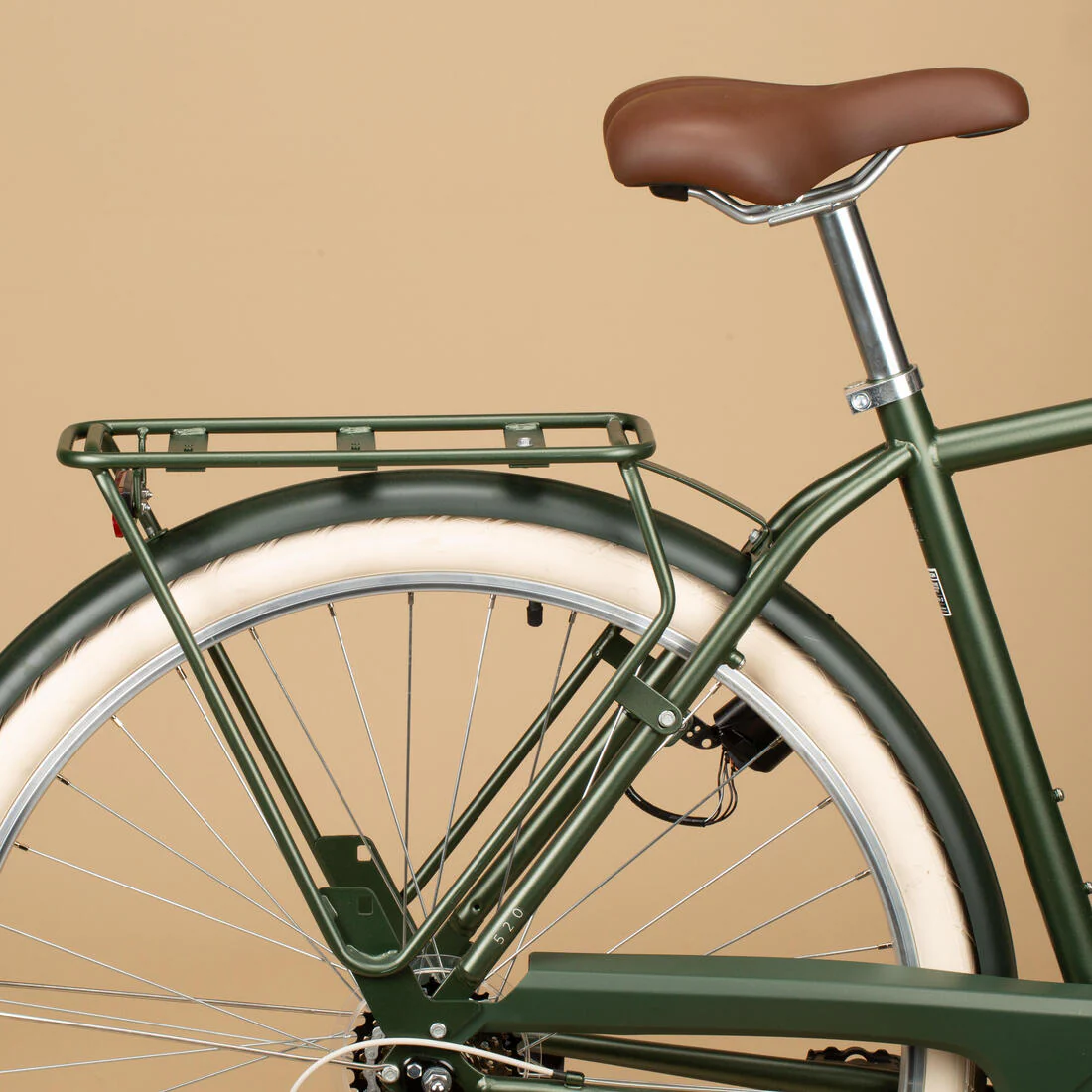 VELO DE VILLE ELOPS 520 CADRE HAUT KAKI - Image 15