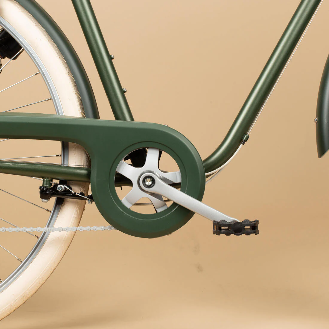 VELO DE VILLE ELOPS 520 CADRE HAUT KAKI - Image 16