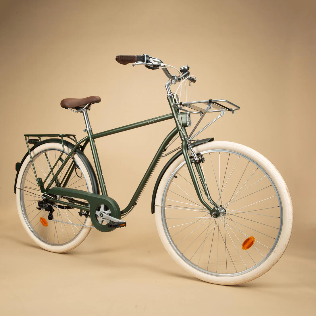 VELO DE VILLE ELOPS 520 CADRE HAUT KAKI - Image 2