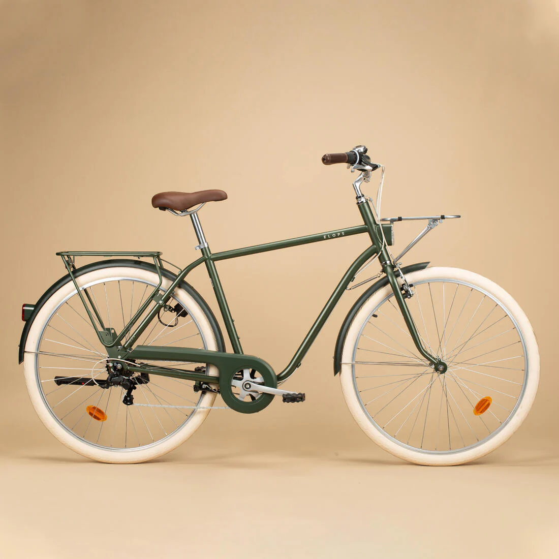 VELO DE VILLE ELOPS 520 CADRE HAUT KAKI - Image 6