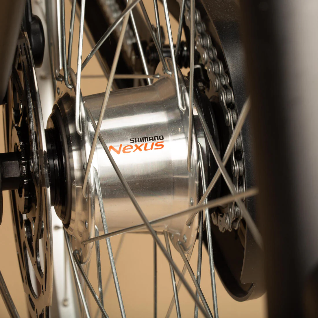 VELO DE VILLE ELOPS 900 cadre bas ALUMINIUM noir - Image 10