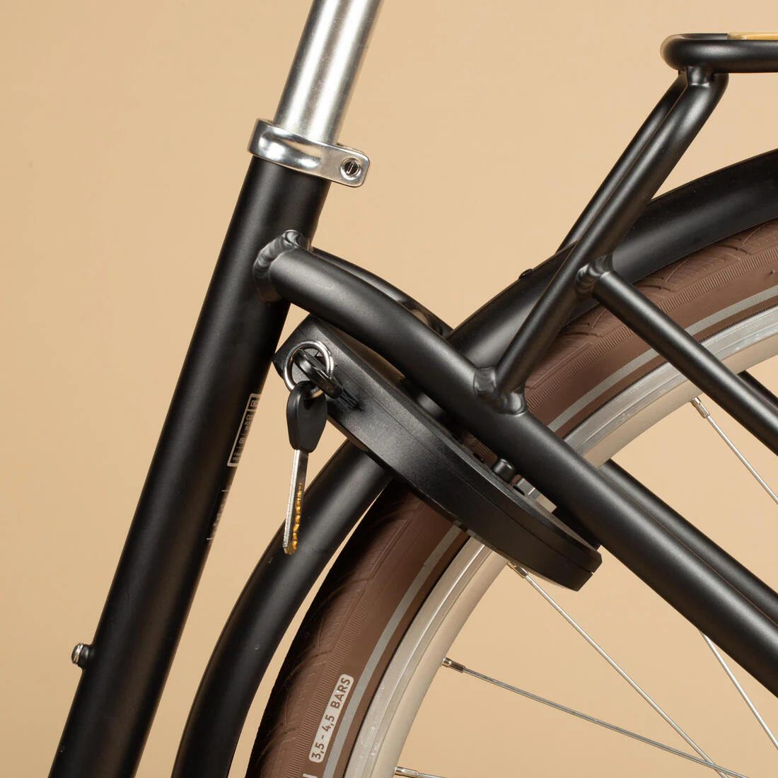 VELO DE VILLE ELOPS 900 cadre bas ALUMINIUM noir - Image 13