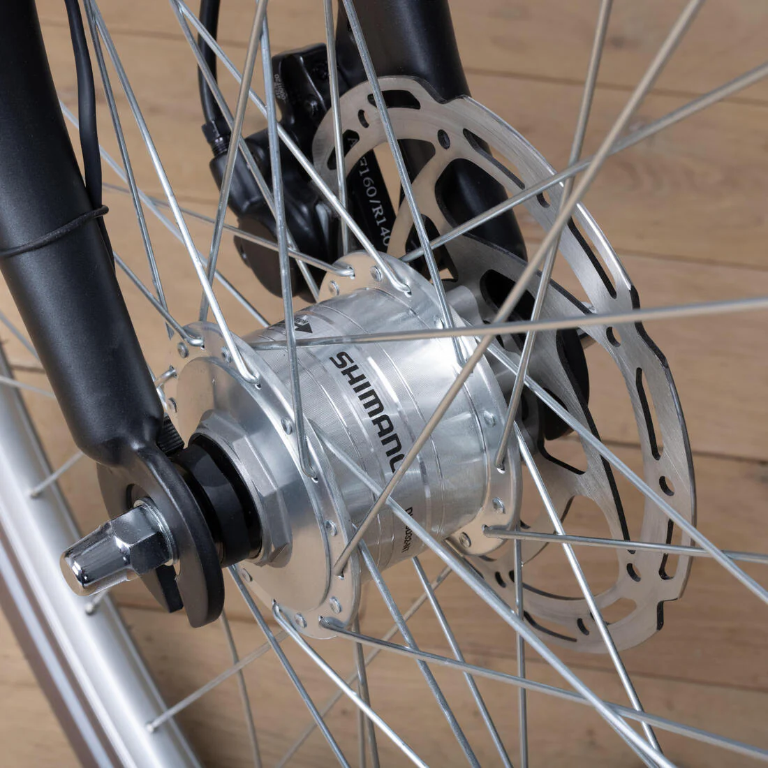 VELO DE VILLE ELOPS 900 cadre bas ALUMINIUM noir - Image 16