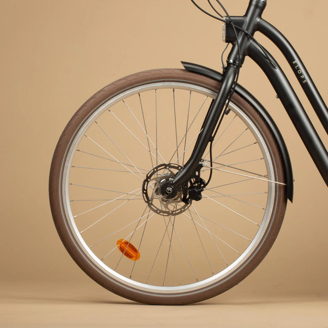 VELO DE VILLE ELOPS 900 cadre bas ALUMINIUM noir - Image 7