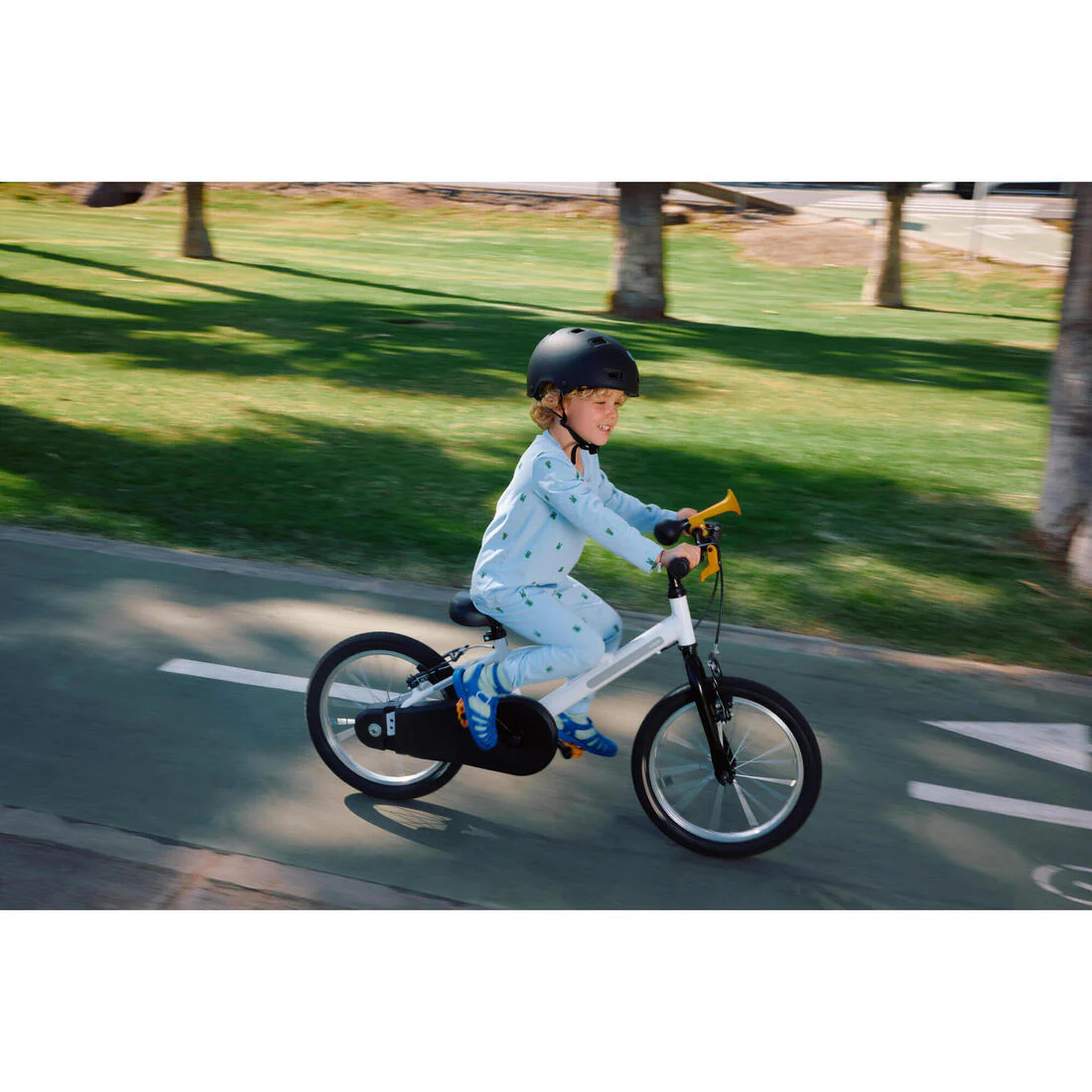 Vélo enfant 16 pouces 4-6 ans, DISCOVER 100 blanc - Image 13