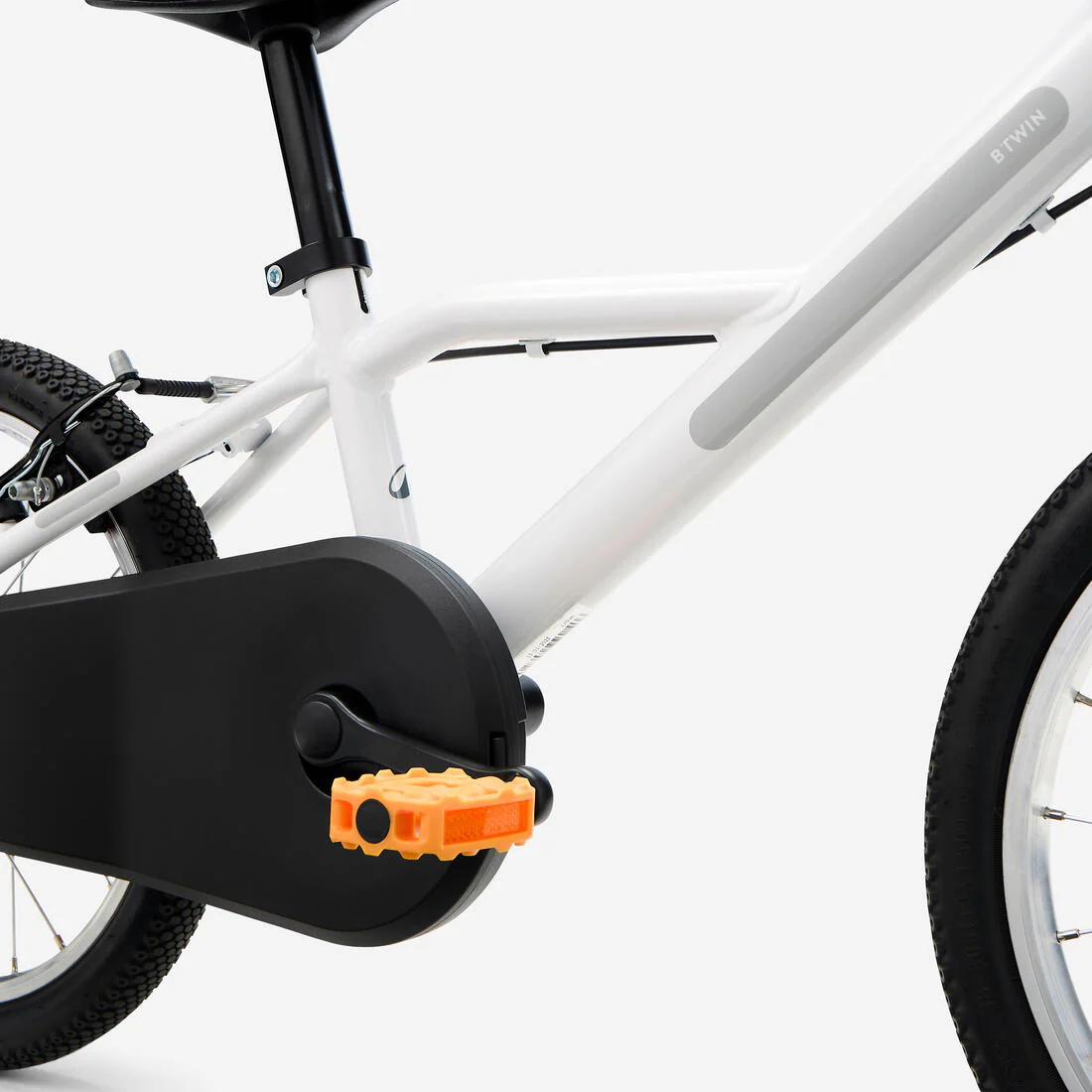 Vélo enfant 16 pouces 4-6 ans, DISCOVER 100 blanc - Image 9