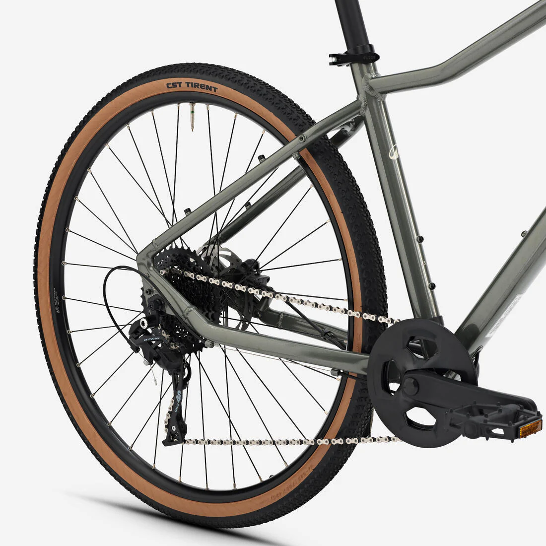 Vélo tout chemin cadre haut, ACTV 500 vert - Image 4