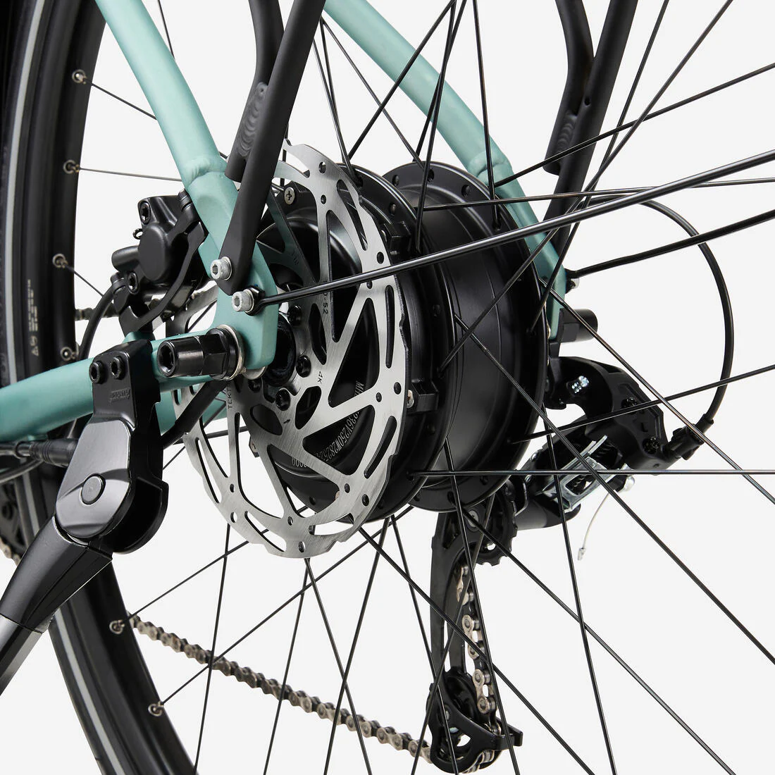 Velo ville longue distance 500 assistance electrique cadre bas. - Image 6
