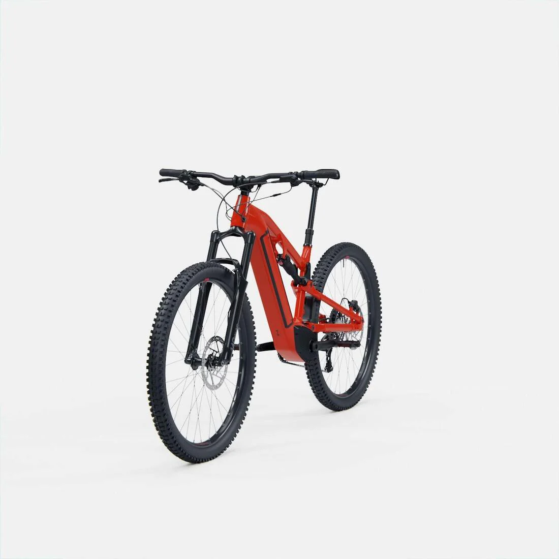 Vélo vtt électrique tout suspendu 29" - e-expl 520 s rouge vif - Image 38