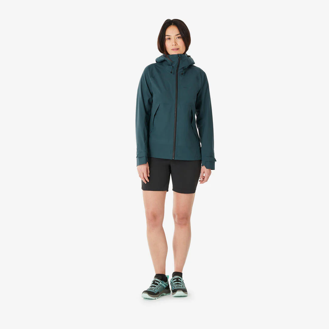 Veste de randonnée imperméable femme, MH500 - Image 2