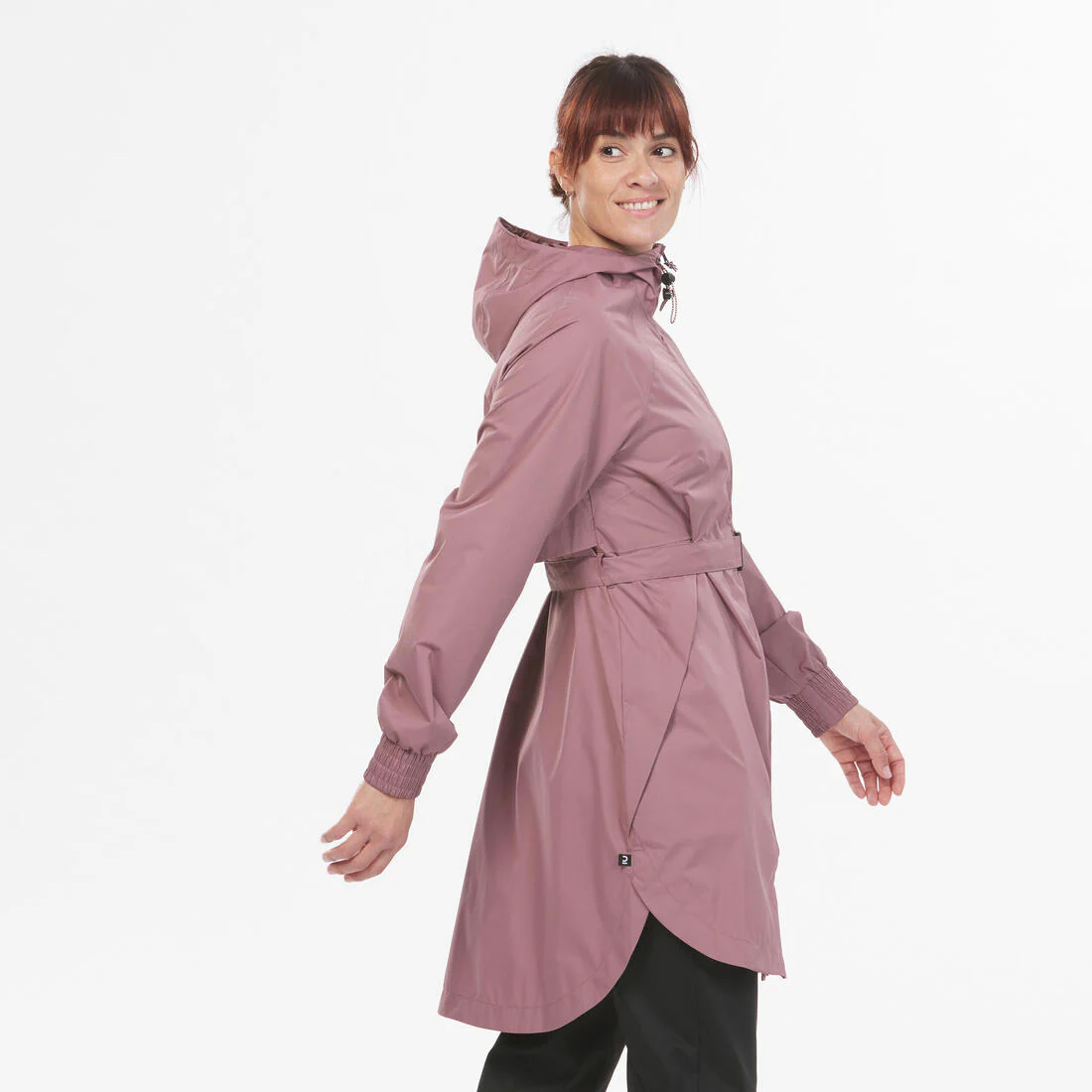 Veste de randonnée imperméable femme, Raincut Longue - Image 22