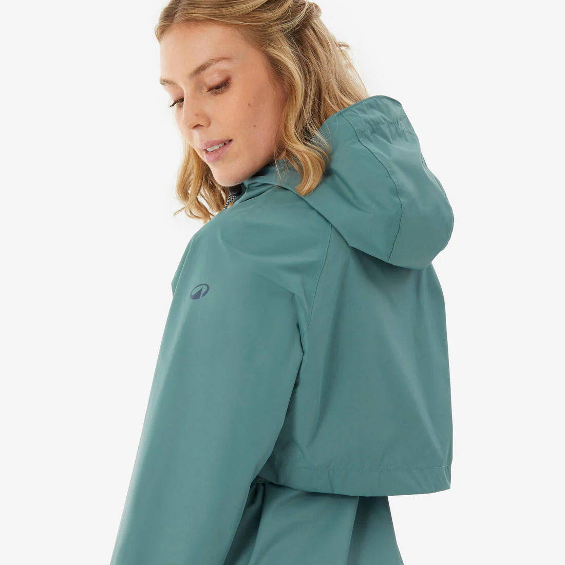 Veste de randonnée imperméable femme, Raincut Longue - Image 26