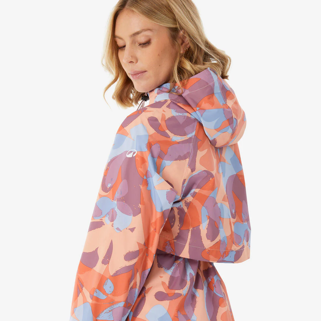 Veste de randonnée imperméable femme, Raincut Longue - Image 29