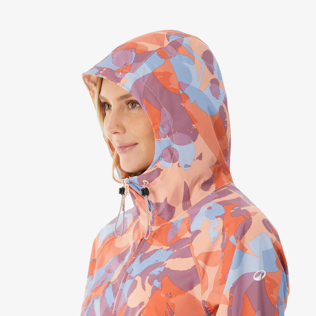 Veste de randonnée imperméable femme, Raincut Longue - Image 33
