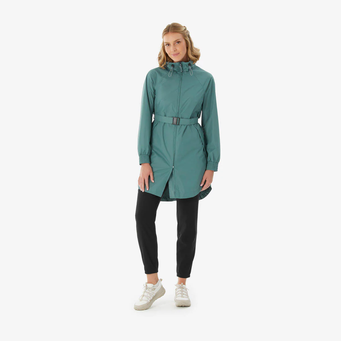 Veste de randonnée imperméable femme, Raincut Longue - Image 8
