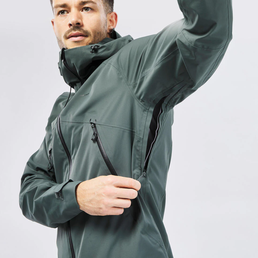 Veste imperméable et respirante de randonnée homme, MH500 - Image 16