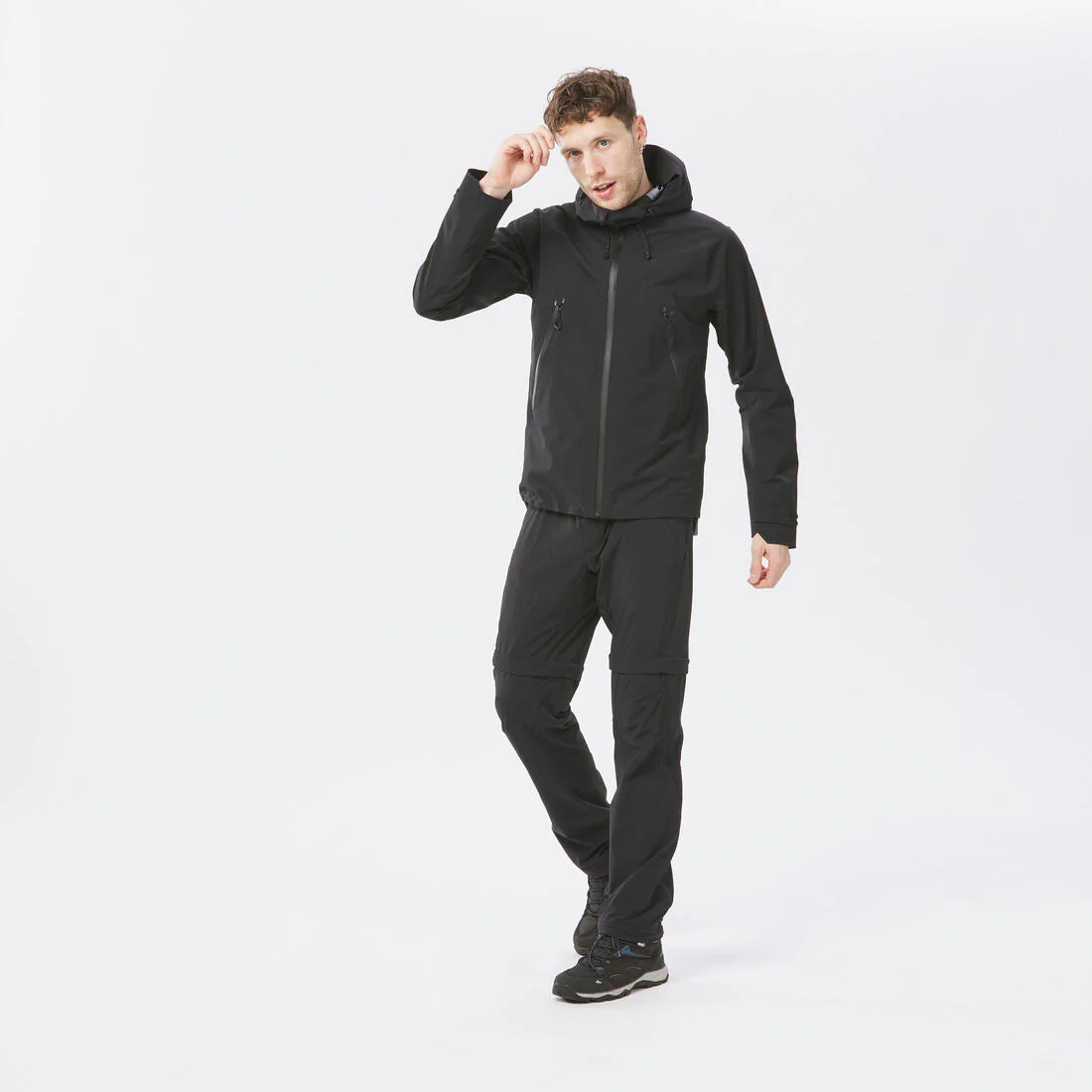 Veste imperméable et respirante de randonnée homme, MH500 - Image 19