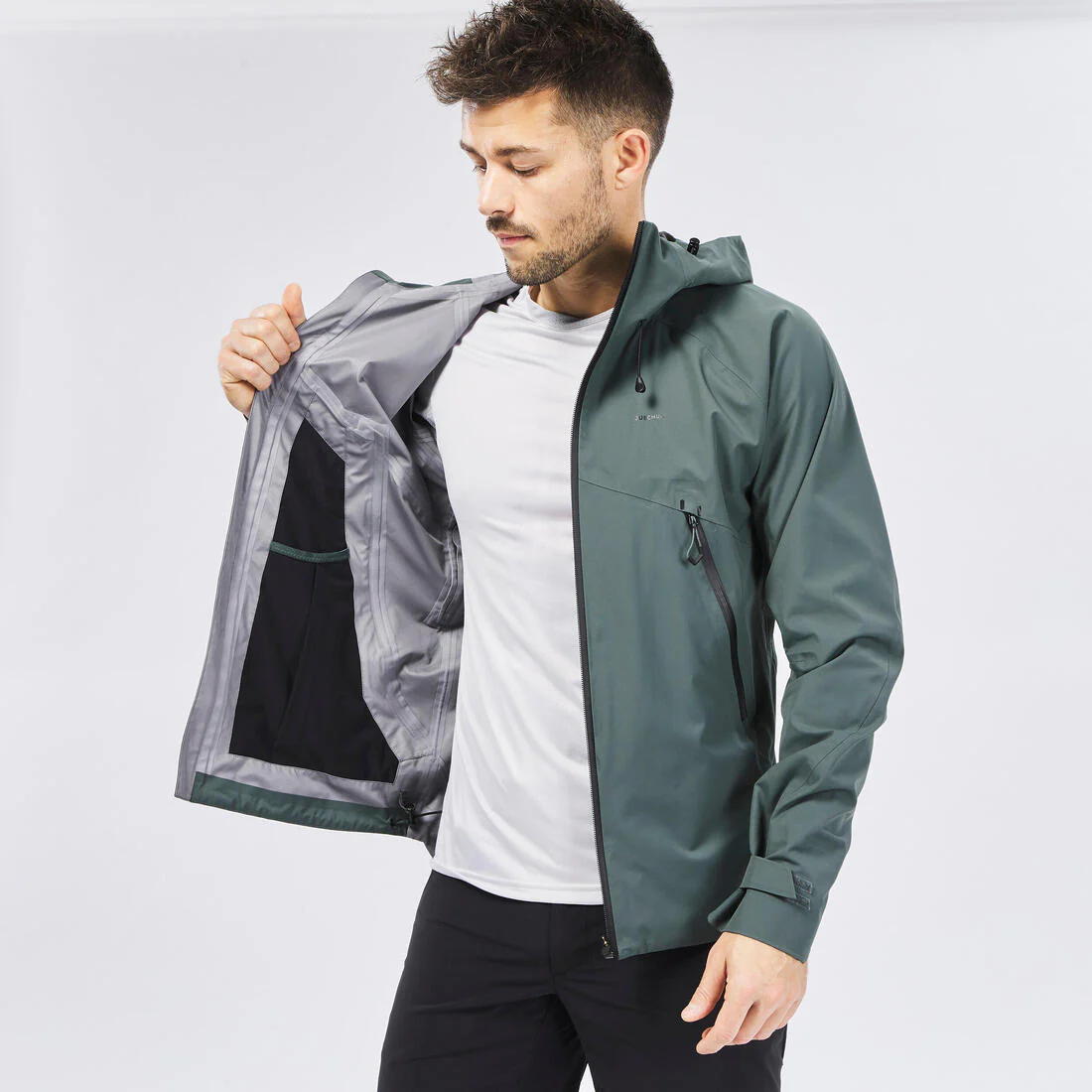 Veste imperméable et respirante de randonnée homme, MH500 - Image 23