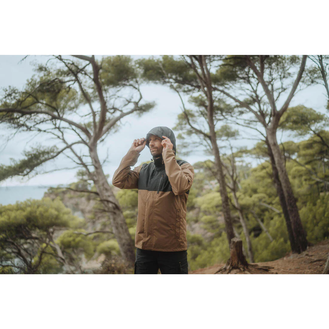 Veste de randonnée imperméable homme, NH500 - Image 53