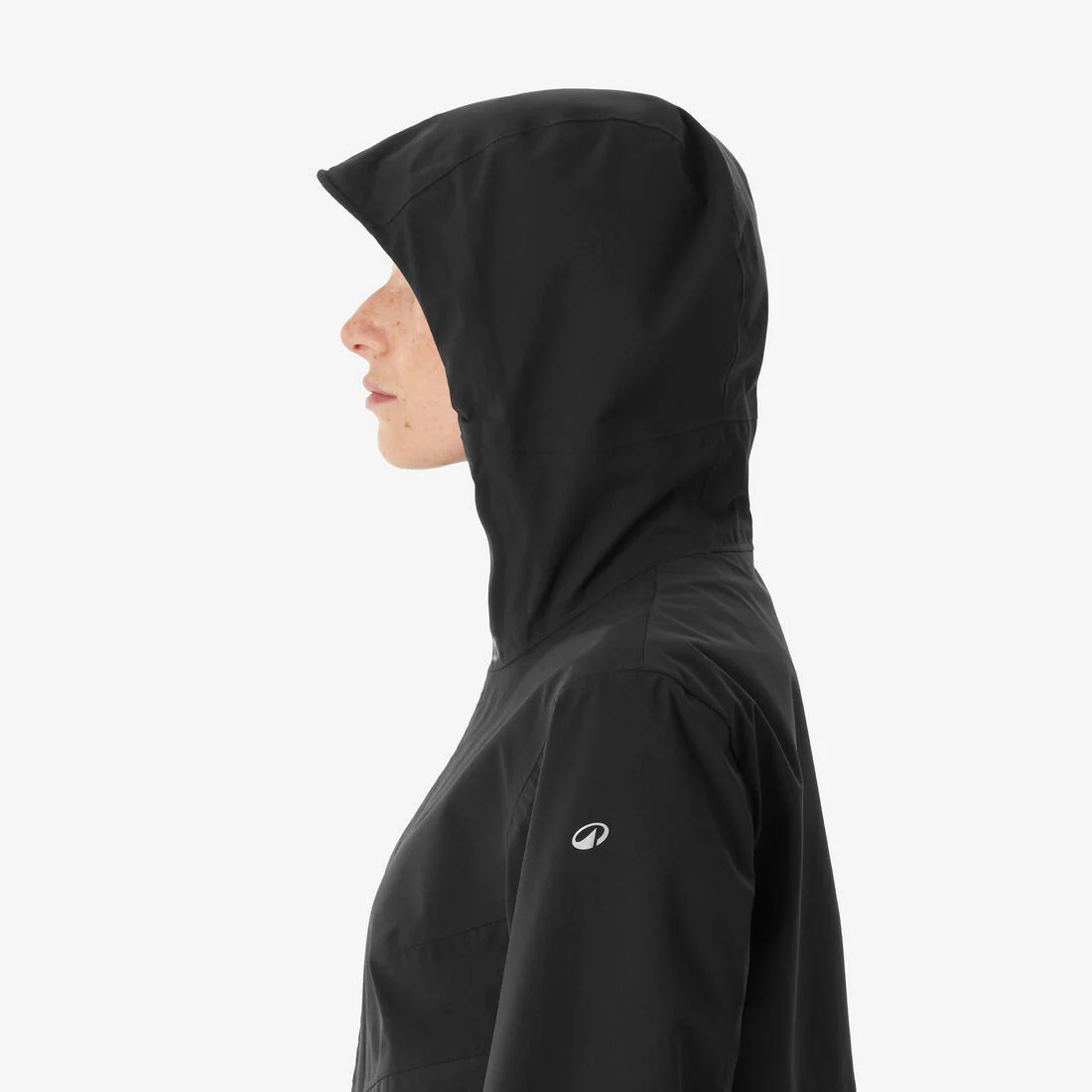 Veste de randonnée imperméable légère longue femme, MH100 - Image 12