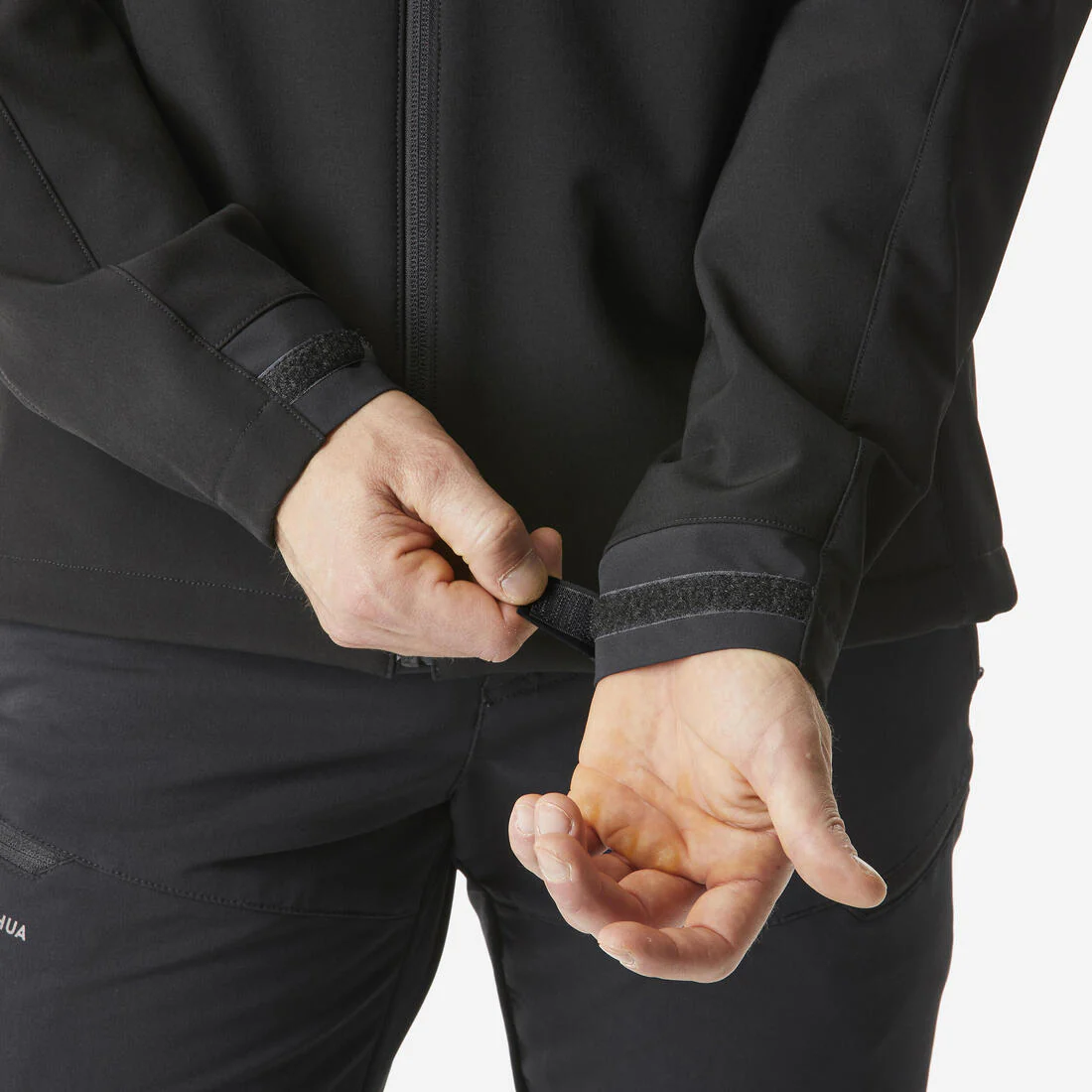 Veste de trek coupe-vent softshell homme, MT500 khaki - Image 17
