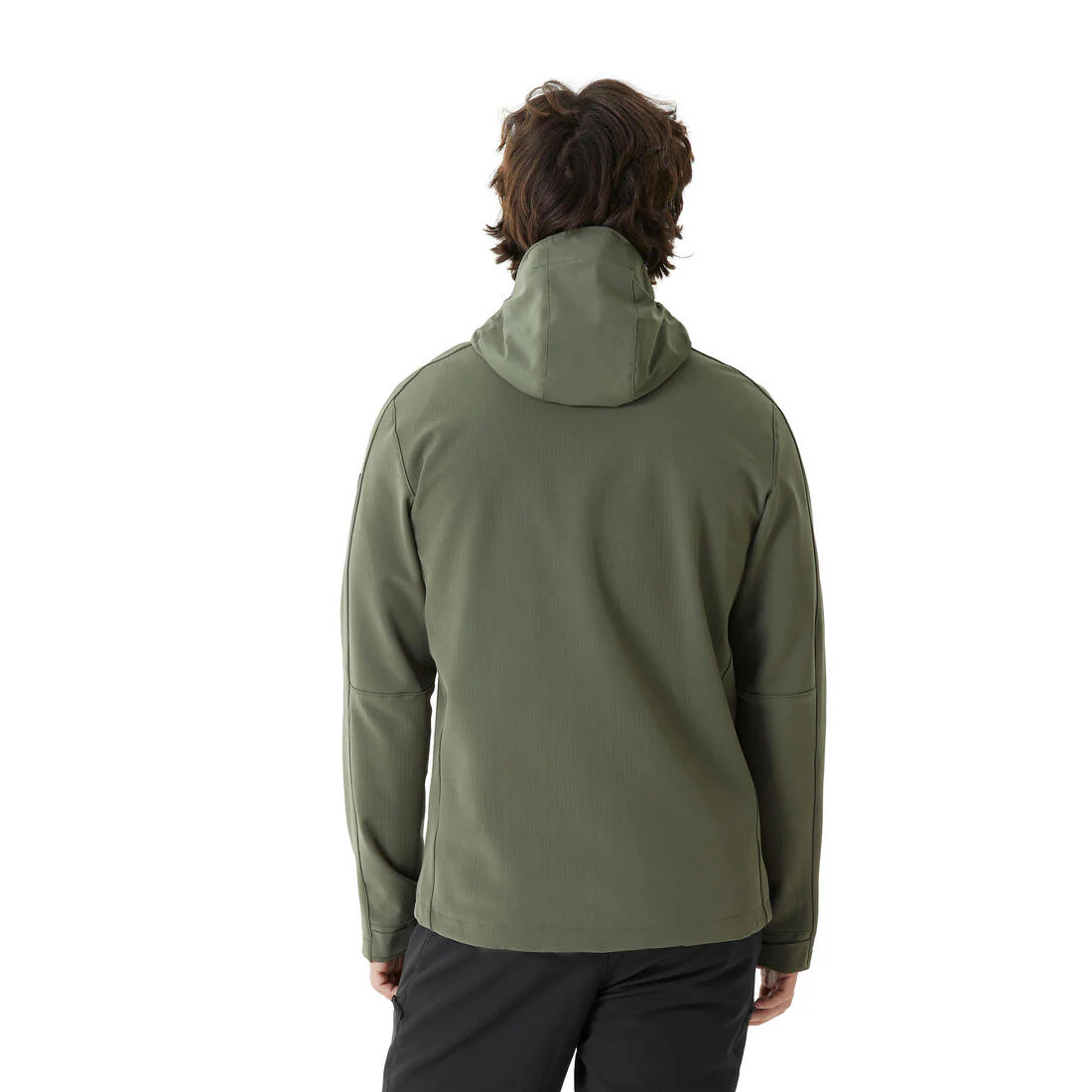 Veste de trek coupe-vent softshell homme, MT500 khaki - Image 7