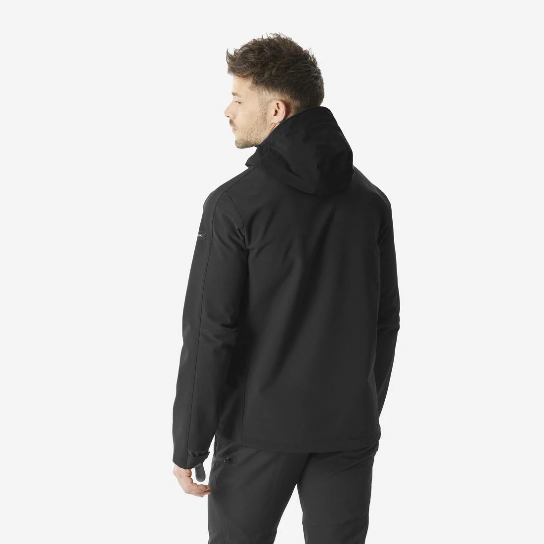 Veste de trek coupe-vent softshell homme, MT500 khaki - Image 8