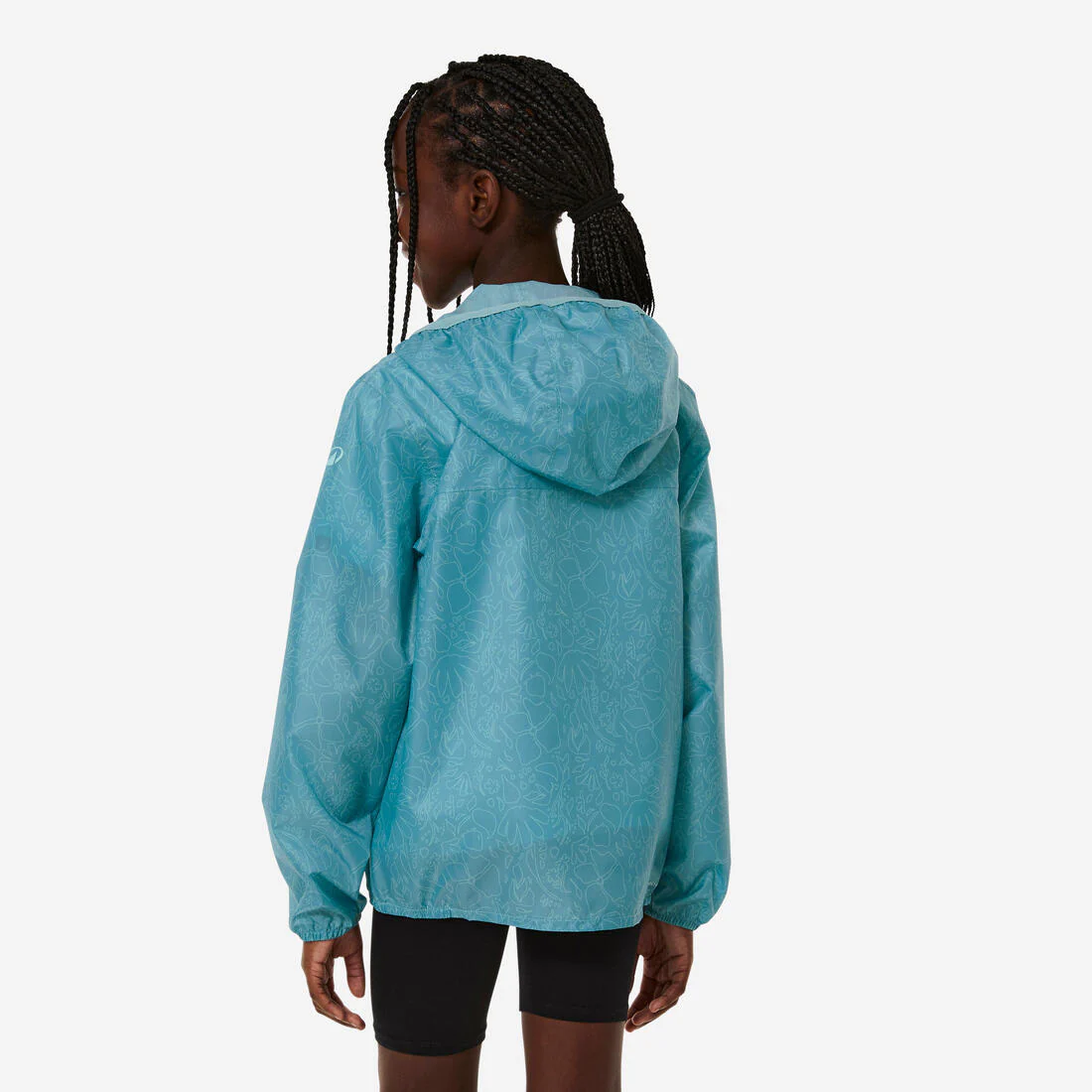 Veste imperméable de randonnée enfant 7-15 ans, MH100 zip - Image 8