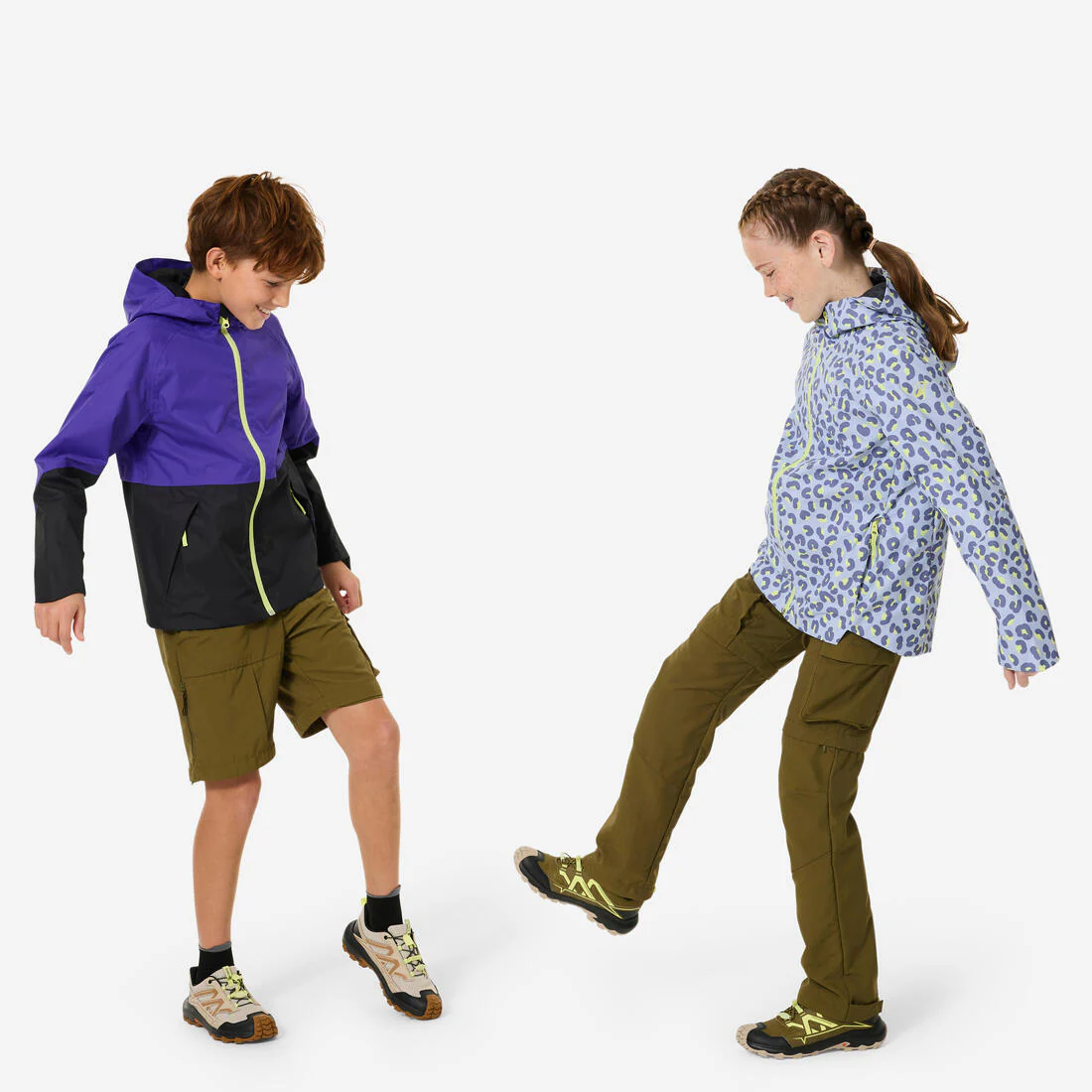 Veste imperméable de randonnée enfant, MH500 tw - Image 17