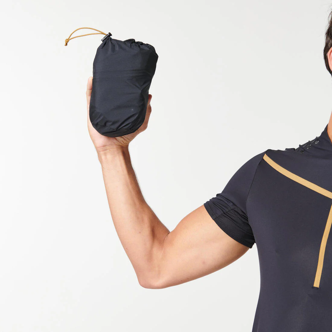 Veste imperméable de running & trail running Homme - KIPRUN Run 500 Rain Noire - Image 11