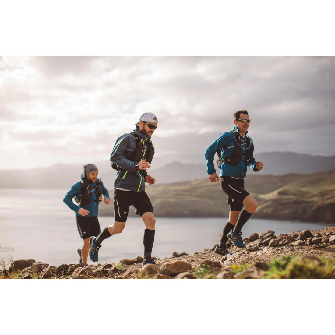 Veste imperméable de running & trail running Homme - KIPRUN Run 500 Rain Noire - Image 19
