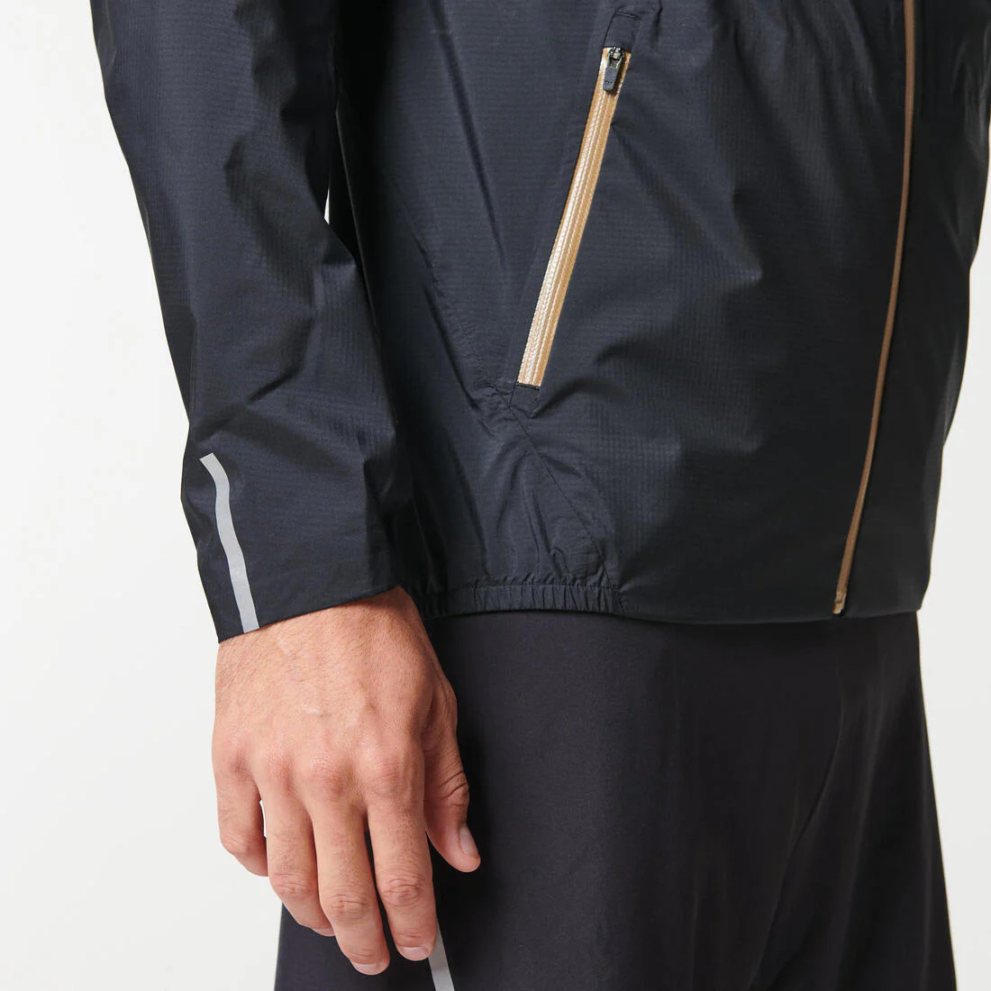 Veste imperméable de running & trail running Homme - KIPRUN Run 500 Rain Noire - Image 8