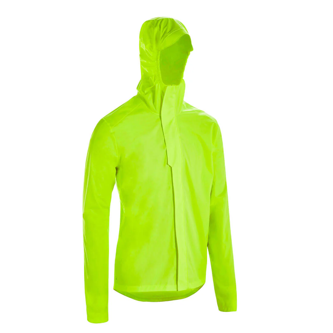 VESTE PLUIE VELO VILLE HOMME 120 JAUNE FLUO CERTIFIÉE EPI VISIBILITÉ JOUR - Image 21