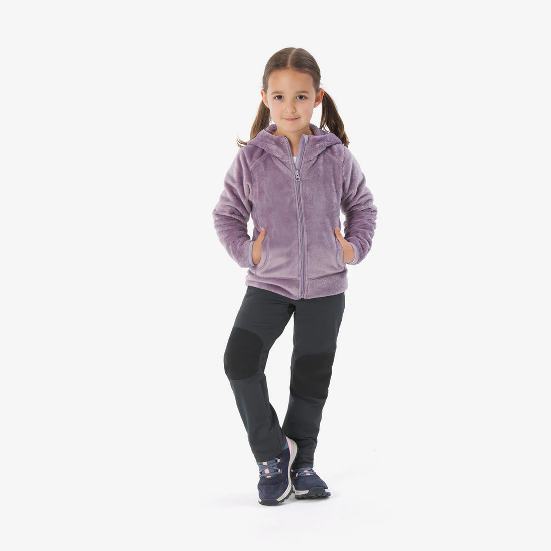 Veste polaire chaude de randonnée enfant 2-6 ans, NH500 zip - Image 4