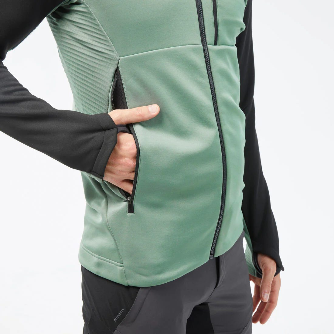 Veste polaire de randonnée - mh500 hood - homme - Image 12